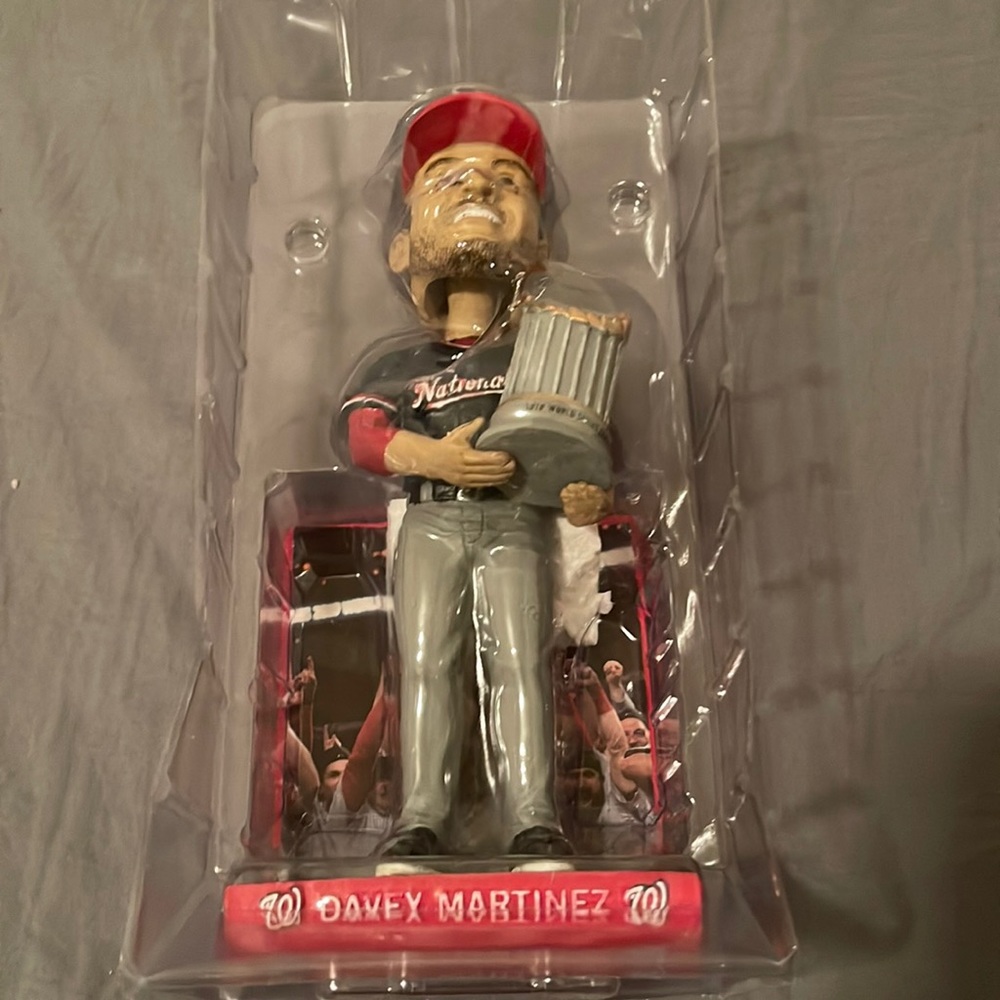 Davey Martinez SGA Bobblehead 2019 2020 Washington Nationals World Series Dave